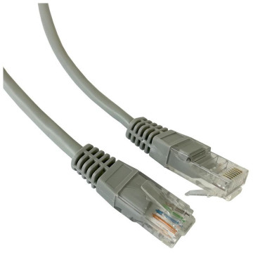 Patch cord 2xRJ45 UTP cat.5e  2,0m szary