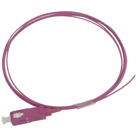 Pigtail 50/125µm OM4 Erika Violet Tight Buffered SC 2.0m